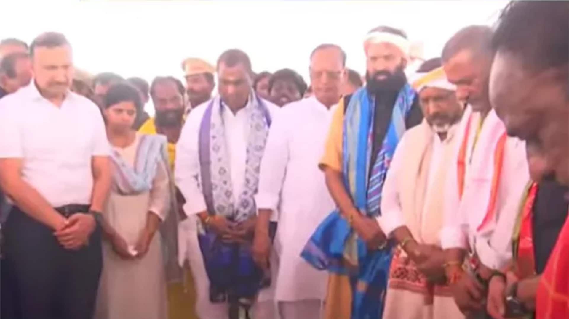 Telangana: వైటీపీఎస్‌లో ఇంటిగ్రేటెడ్‌ టౌన్‌షిప్‌కు మంత్రుల శంకుస్థాపన