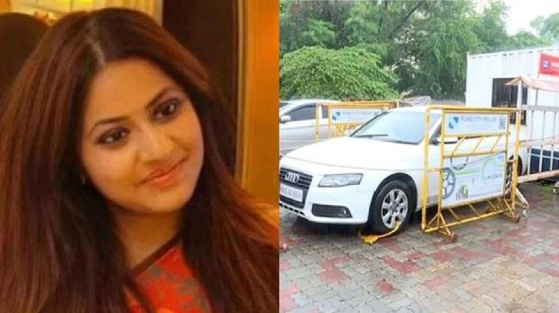 Audi seized: పూజా ఖేద్కర్ ప్రైవేట్ లగ్జరీ కారు జప్తు..పూణే పోలీసుల చర్యలు ,లోతుగా విచారణ