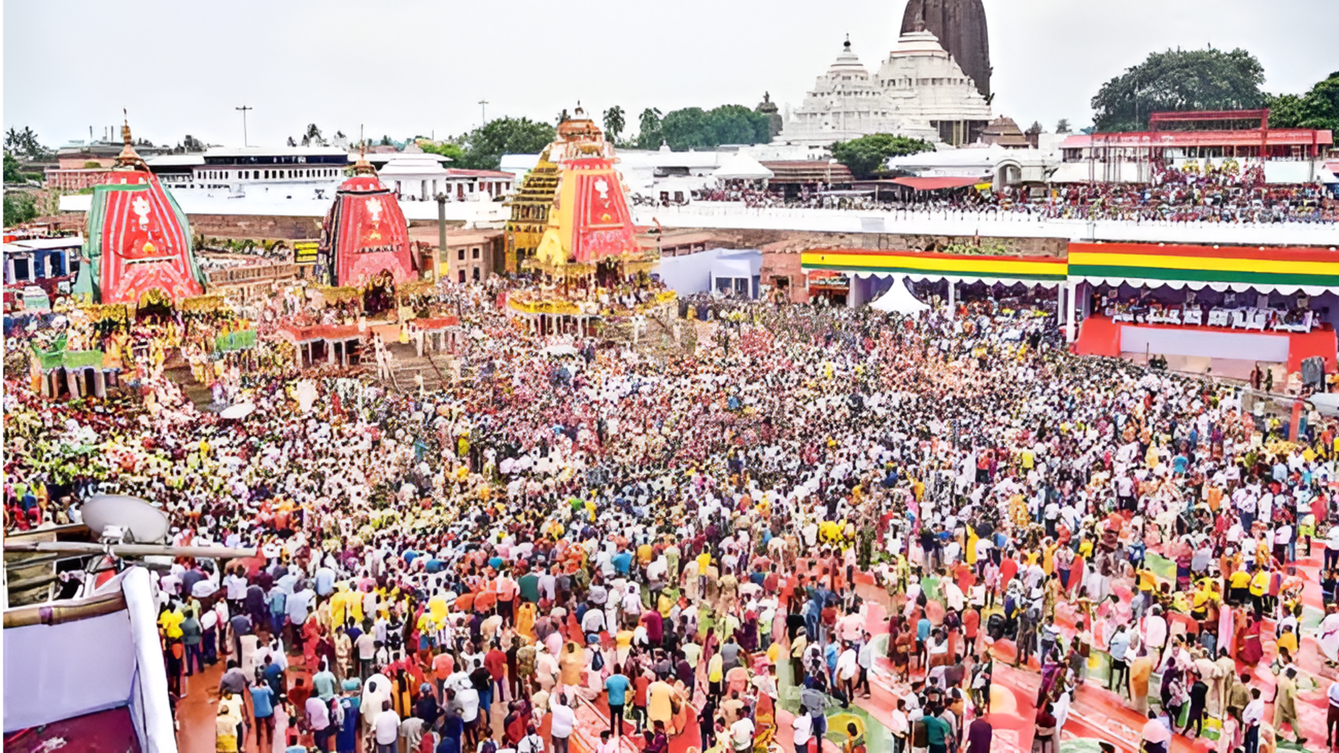 Puri Jagannath Rath Yatra: పూరీ జగన్నాథ రథయాత్రలో తొక్కిసలాట.. ఒకరి మృతి,100 మందికి పైగా గాయాలు