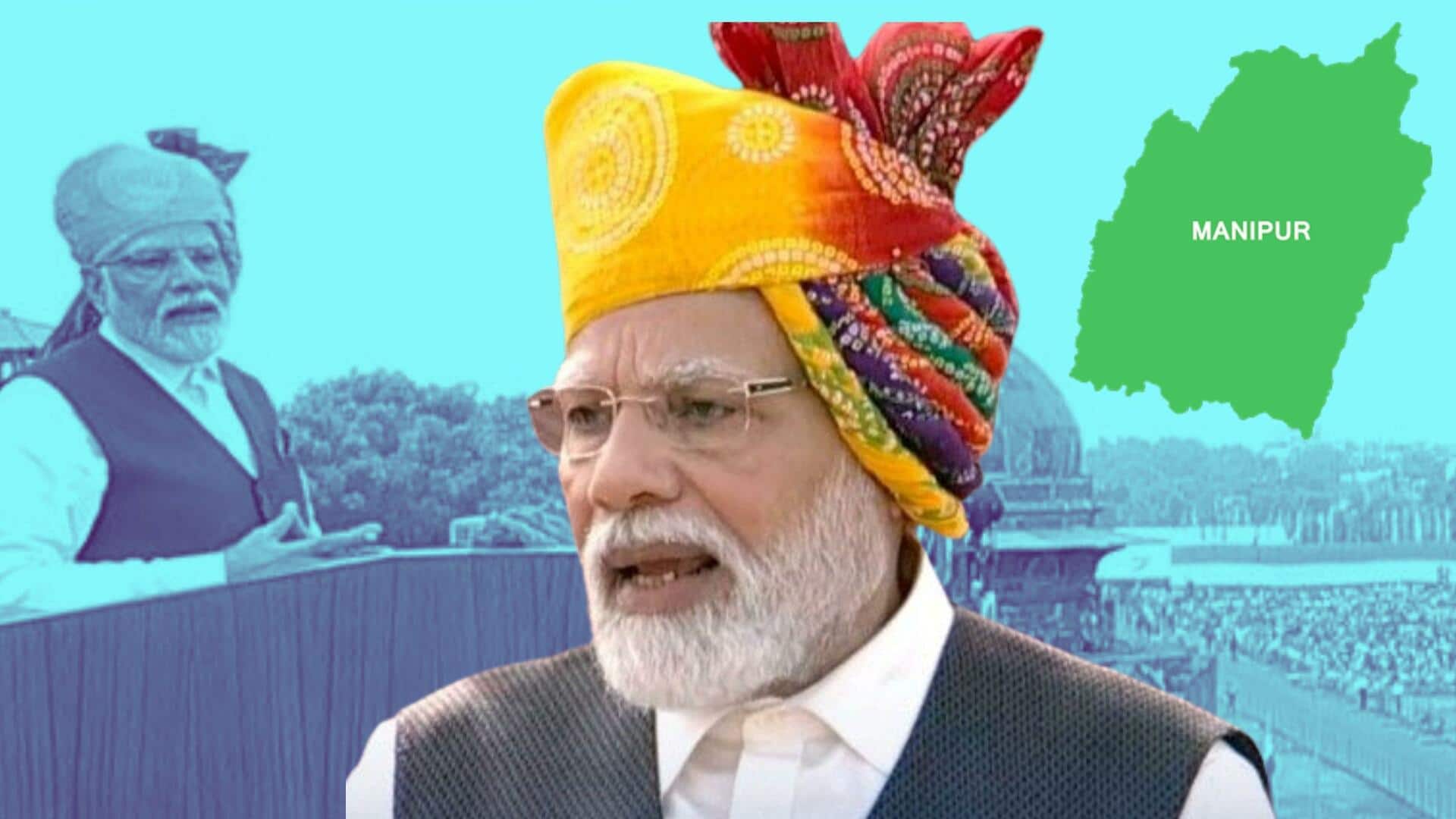 PM Modi: దేశం మొత్తం మణిపూర్ వెంటే ఉంది: స్వాతంత్య్ర వేడుకల్లో ప్రధాని మోదీ