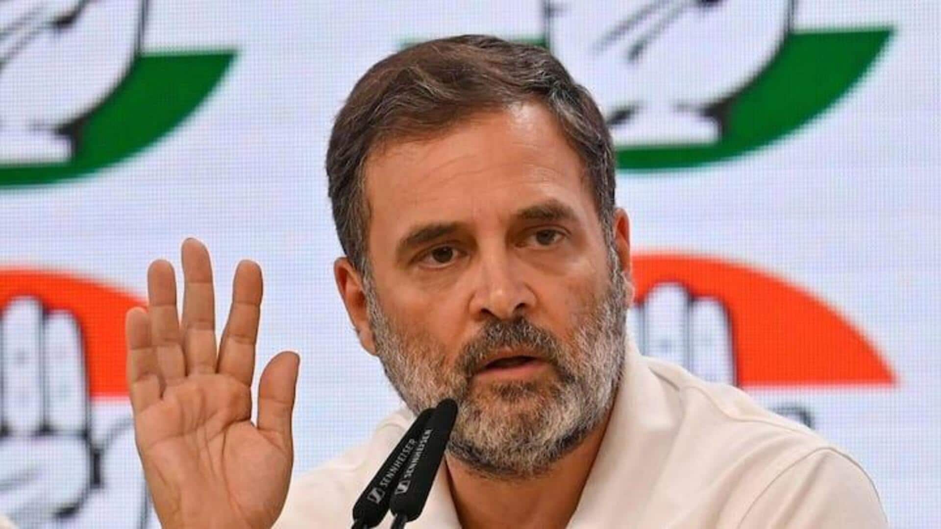 Rahul Gandhi: రష్యా చమురు డీల్పై ట్రంప్.. ఐదు ప్రశ్నలు సంధించిన రాహుల్ గాంధీ Rahul Gandhi: రష్యా చమురు డీల్పై ట్రంప్.. ఐదు ప్రశ్నలు సంధించిన రాహుల్ గాంధీ