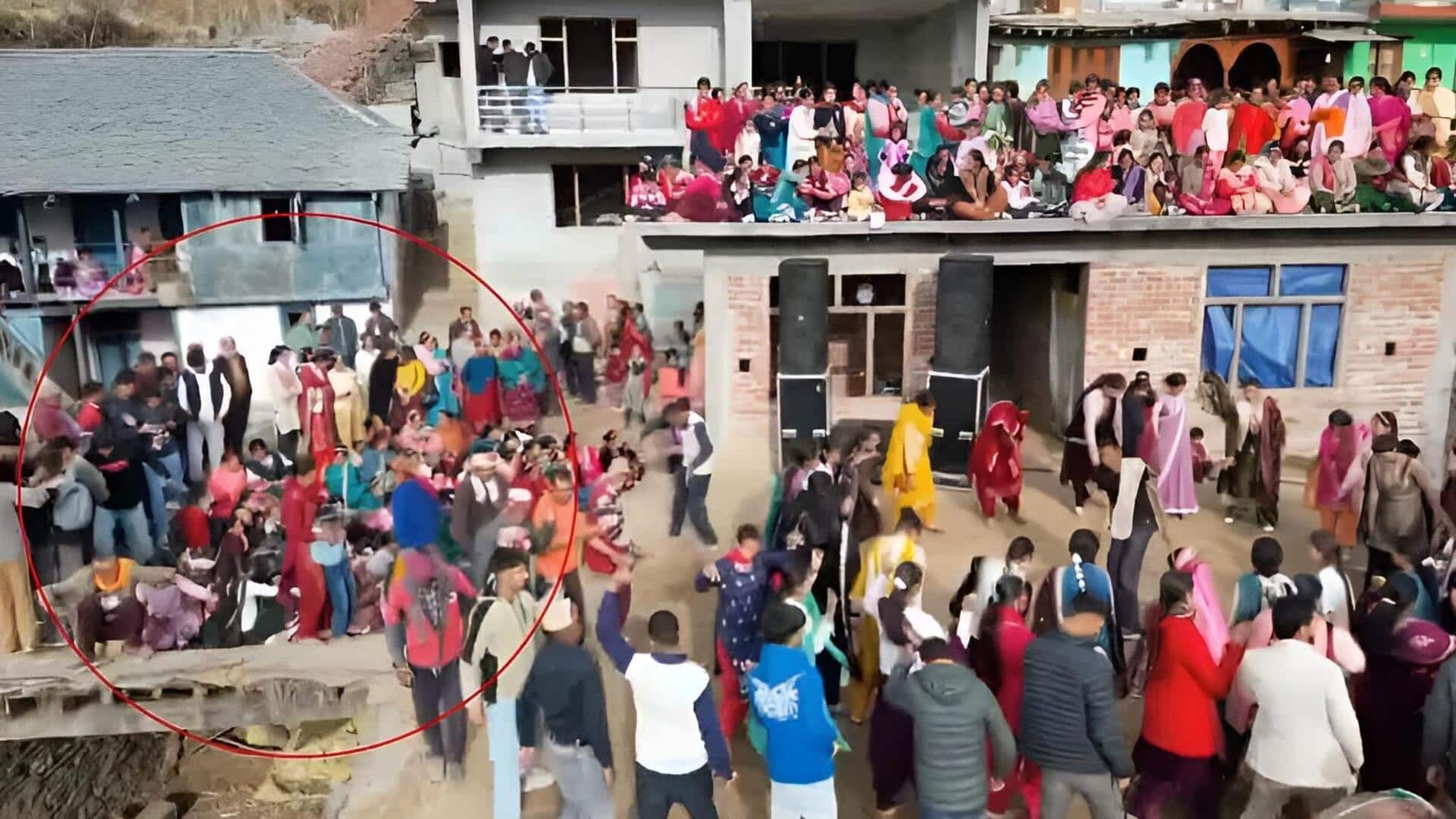 Himachal Pradesh: పెళ్లి ఇంట విషాదం.. రూఫ్‌ కూలి 40 మందికి గాయాలు.. 