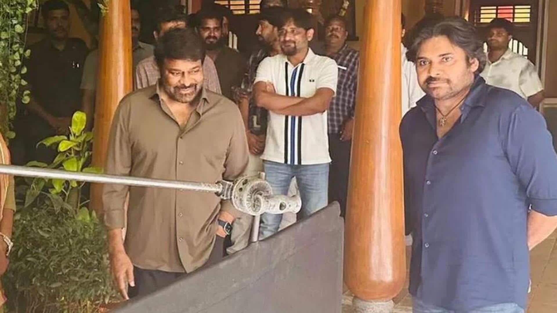 Chiru-Pawan: తమ్ముడిని సర్ప్రైజ్ చేసిన అన్న.. ఉస్తాద్ భగత్ సింగ్ సెట్లో చిరంజీవి సందడి! Chiru-Pawan: తమ్ముడిని సర్ప్రైజ్ చేసిన అన్న.. ఉస్తాద్ భగత్ సింగ్ సెట్లో చిరంజీవి సందడి!
