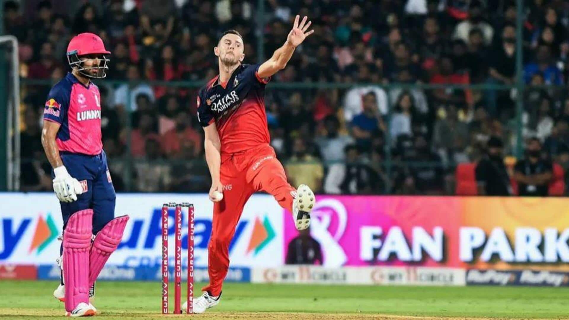 IPL 2025: ఆర్సీబీ ఫ్యాన్స్ కు శుభవార్త.. హేజిల్వుడ్ ఎంట్రీతో పంజాబ్కు షాక్ IPL 2025: ఆర్సీబీ ఫ్యాన్స్ కు శుభవార్త.. హేజిల్వుడ్ ఎంట్రీతో పంజాబ్కు షాక్