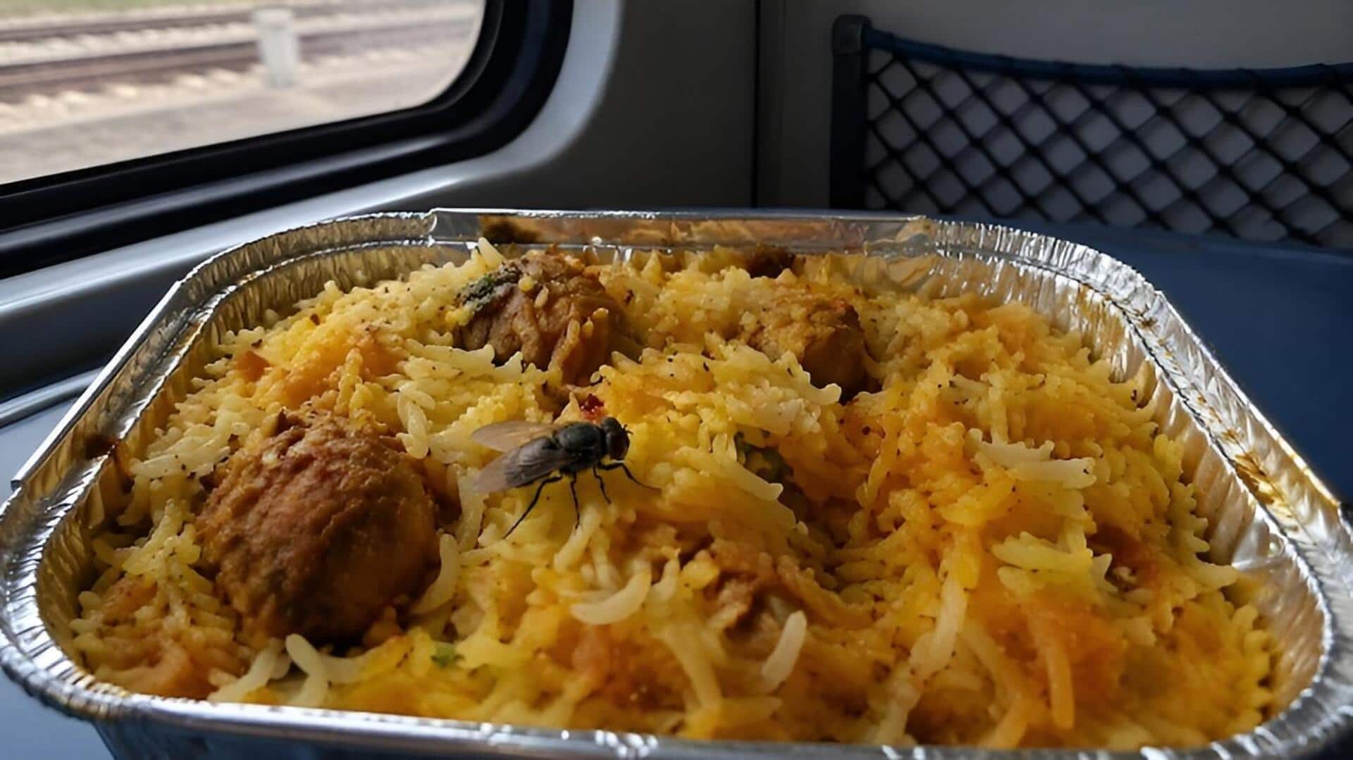 Rajdhani train: రైల్వే భోజనంలో ఈగ.. క్యాటరింగ్ సంస్థకు రూ.లక్ష జరిమానా