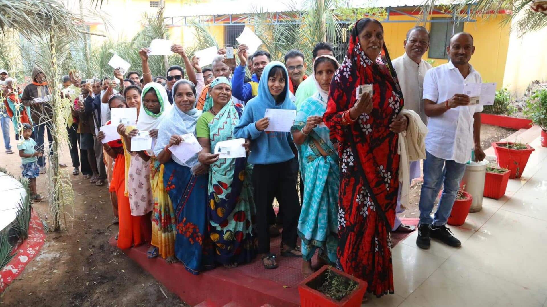 Polling Update: మిజోరంలో 52.73శాతం, ఛత్తీస్‌గఢ్‌లో 44.55 శాతం పోలింగ్‌ నమోదు