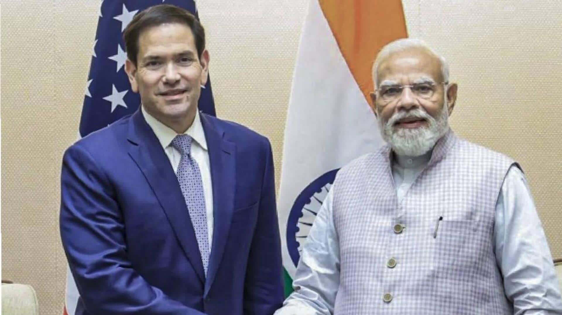 Rubio Meets Modi: భారత్‌-అమెరికా సంబంధాలపై చర్చలు.. మోదీని కలిసిన రూబియో