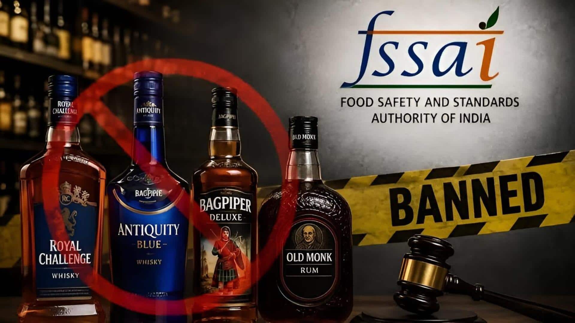 FSSAI Liquor Ban: కృత్రిమ ఫ్లేవర్లతో తయారీ.. ప్రముఖ మద్యం బ్రాండ్లపై FSSAI ఆంక్షలు