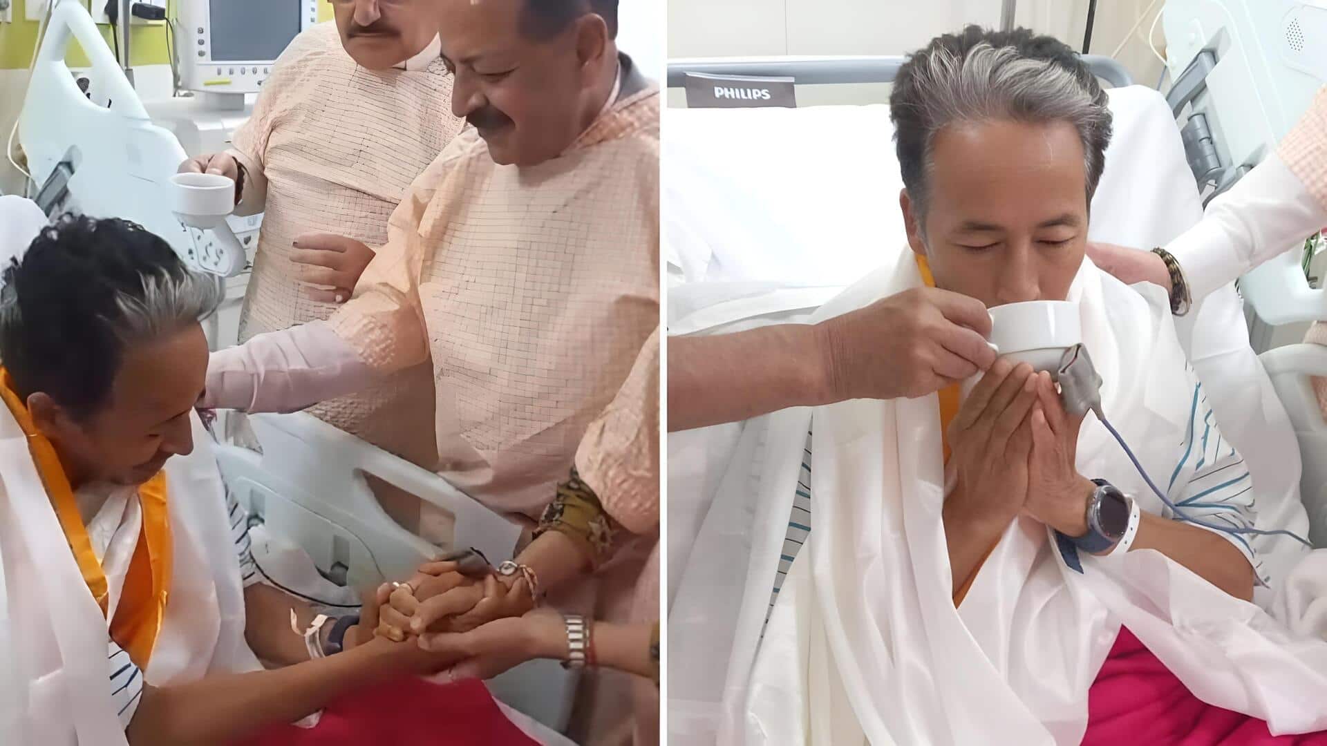 Sonam Wangchuk: 26 రోజుల దీక్షకు ముగింపు.. నిమ్మరసం తాగి పోరాటం విరమించిన సోనమ్ వాంగ్‌చుక్