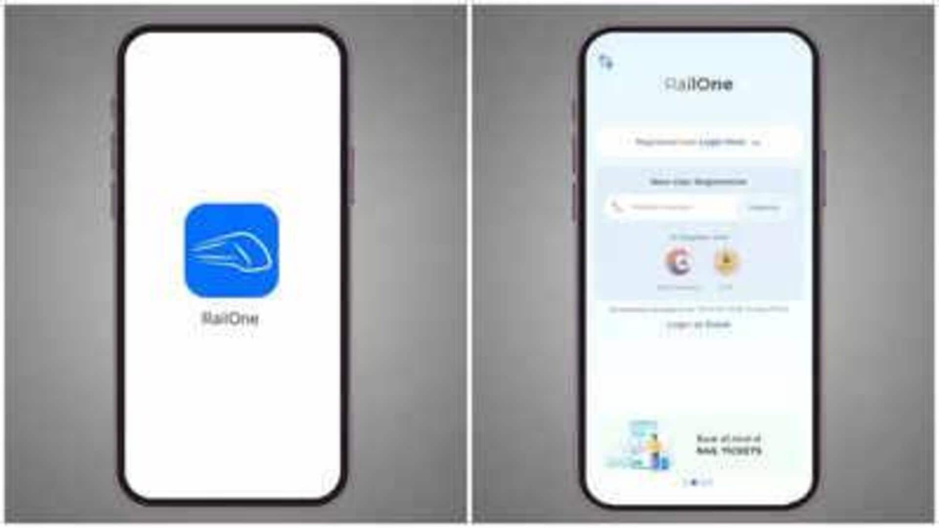 Railone app: అందుబాటులోకి రైల్వే సూపర్ యాప్ 'రైల్వన్'..ఇక అన్ని రైల్వే సేవలు ఒకే చోట Railone app: అందుబాటులోకి రైల్వే సూపర్ యాప్ 'రైల్వన్'..ఇక అన్ని రైల్వే సేవలు ఒకే చోట