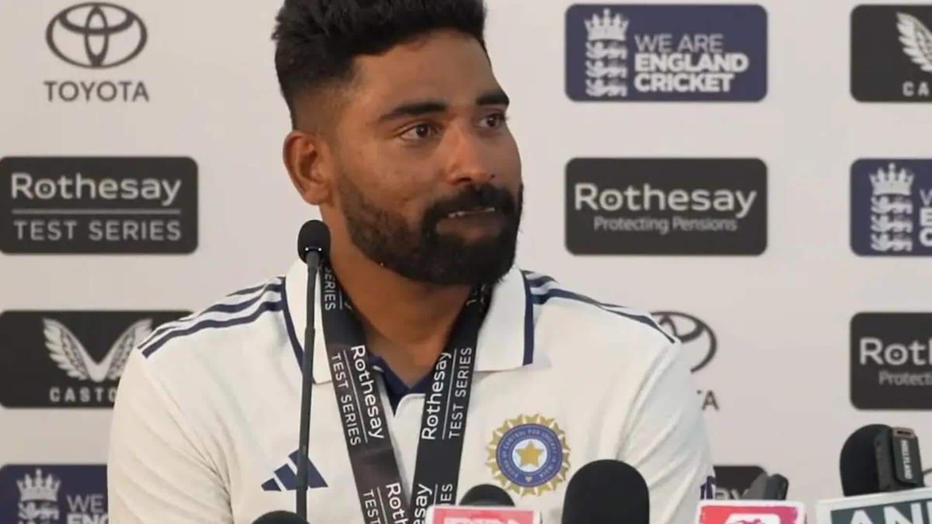 Mohammed Siraj:'బీజీటీలో నేను కూడా 20 వికెట్లు తీసా'.. విలేఖరికి సూపర్ కౌంటర్ ఇచ్చిన సిరాజ్ Mohammed Siraj:'బీజీటీలో నేను కూడా 20 వికెట్లు తీసా'.. విలేఖరికి సూపర్ కౌంటర్ ఇచ్చిన సిరాజ్