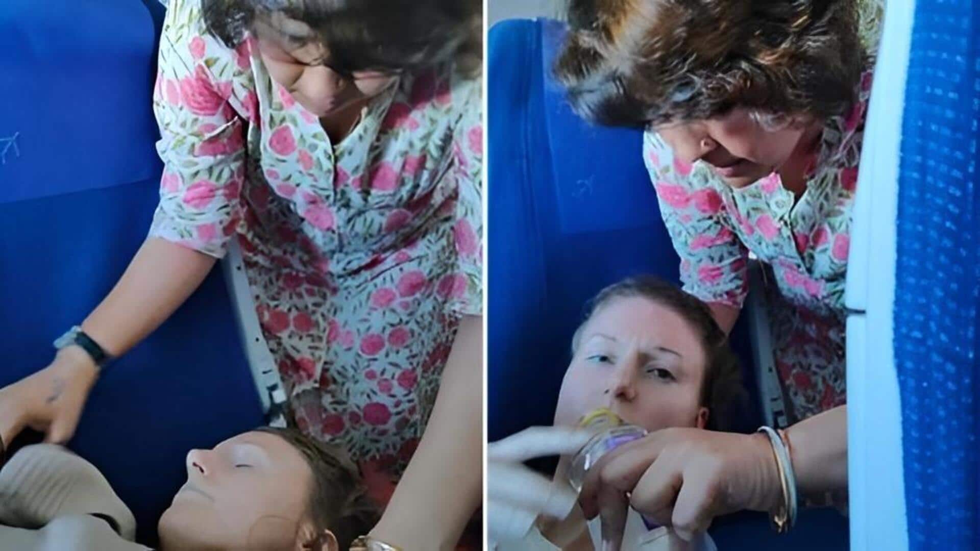 Karnataka: విమానంలో కుప్పకూలిన ప్రయాణికురాలు.. సీపీఆర్ చేసి కాపాడిన మాజీ ఎమ్మెల్యే