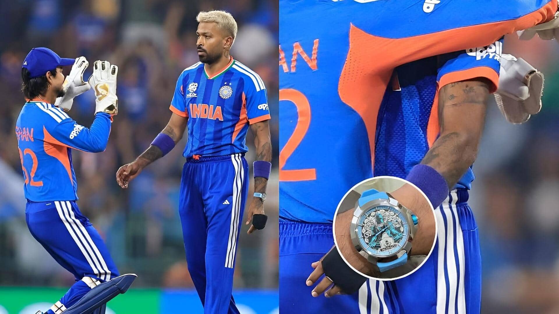 Hardik Pandya: హార్దిక్ పాండ్య 'రుద్ర' వాచ్‌ ధర.. పాక్ కెప్టెన్ జీతం కంటే మూడు రెట్లు ధర ఎక్కువ