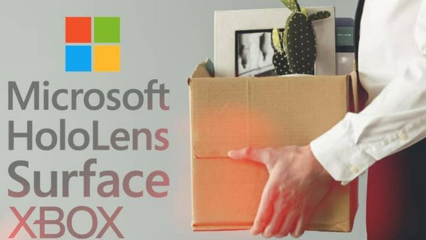 ఉద్యోగ తొలగింపులు మొదలుపెట్టిన మైక్రోసాఫ్ట్ HoloLens, Surface, Xboxలో ఉద్యోగ కోతలు