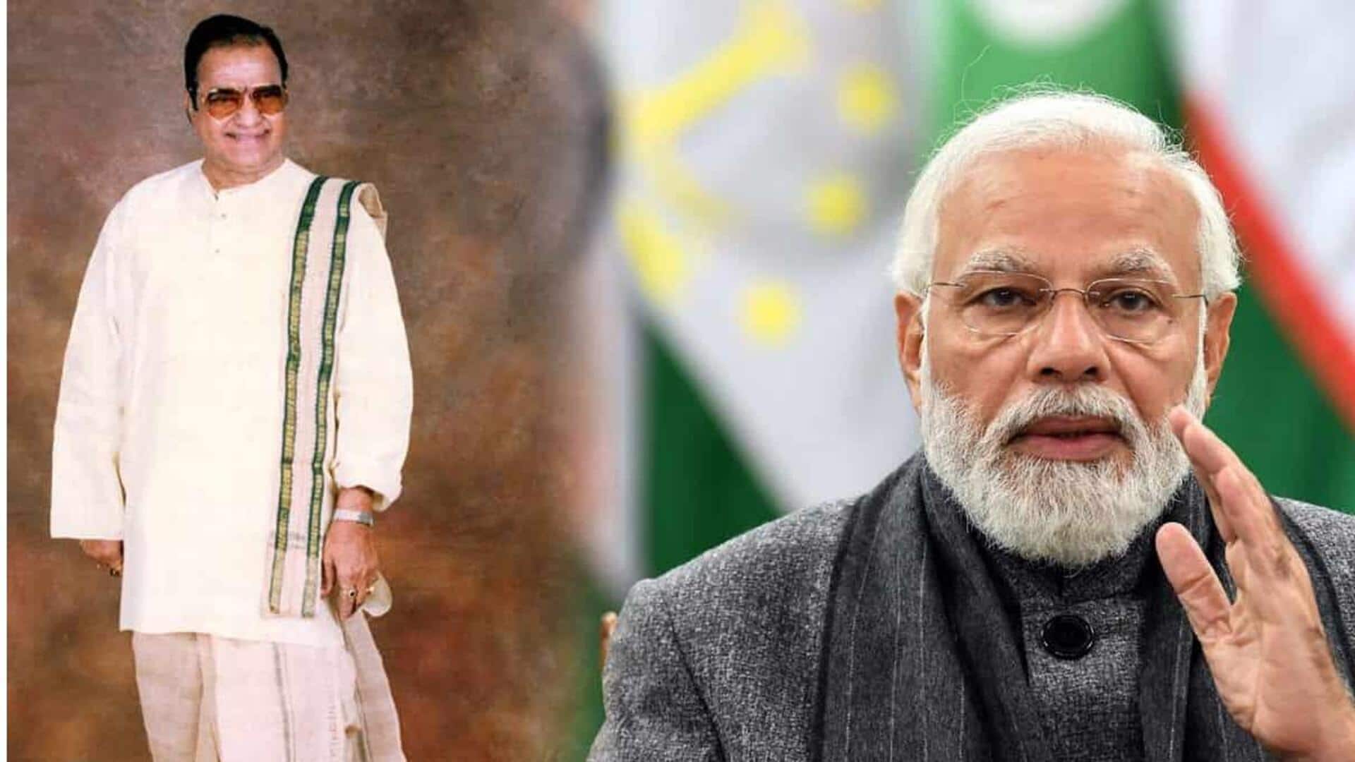NTR: దార్శనికత ఉన్న నాయకుడు 'ఎన్టీఆర్' : ప్రధాని మోదీ NTR: దార్శనికత ఉన్న నాయకుడు 'ఎన్టీఆర్' : ప్రధాని మోదీ