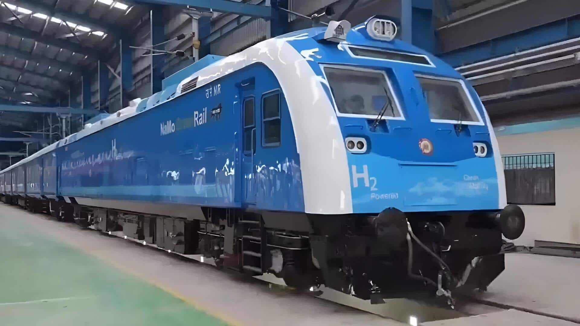 Hydrogen Train: భారత్‌లో తొలి హైడ్రోజన్ రైలు రేపు ప్రారంభం.. జింద్-సోనిపట్ మధ్య సేవలు