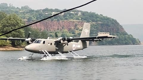 Sea plane: విజయవంతమైన విజయవాడ-శ్రీశైలం 'సీ ప్లేన్' ట్రయల్ రన్ 