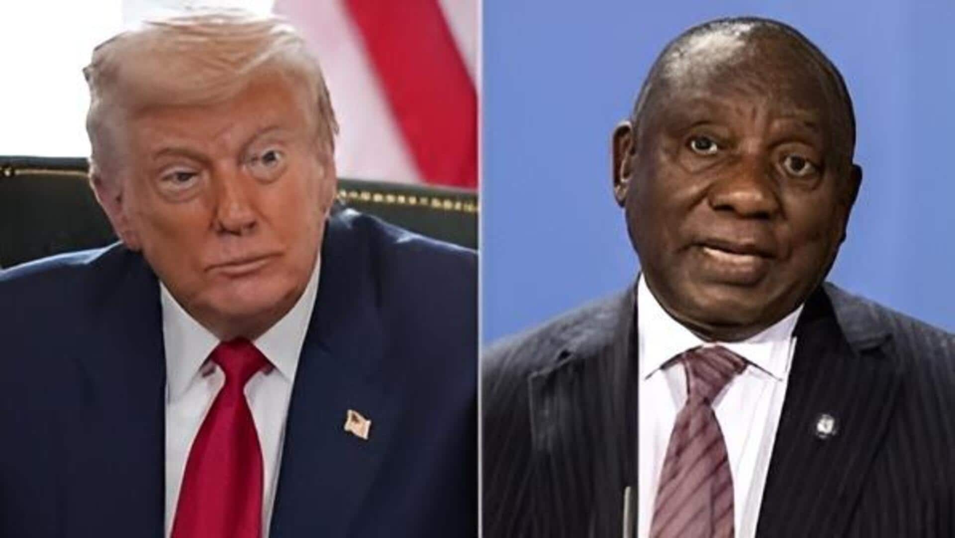 Donald Trump: మయామిలో జరిగే జి-20కి జీ20 సదస్సుకు దక్షిణాఫ్రికాపై నిషేధం: ట్రంప్‌ 