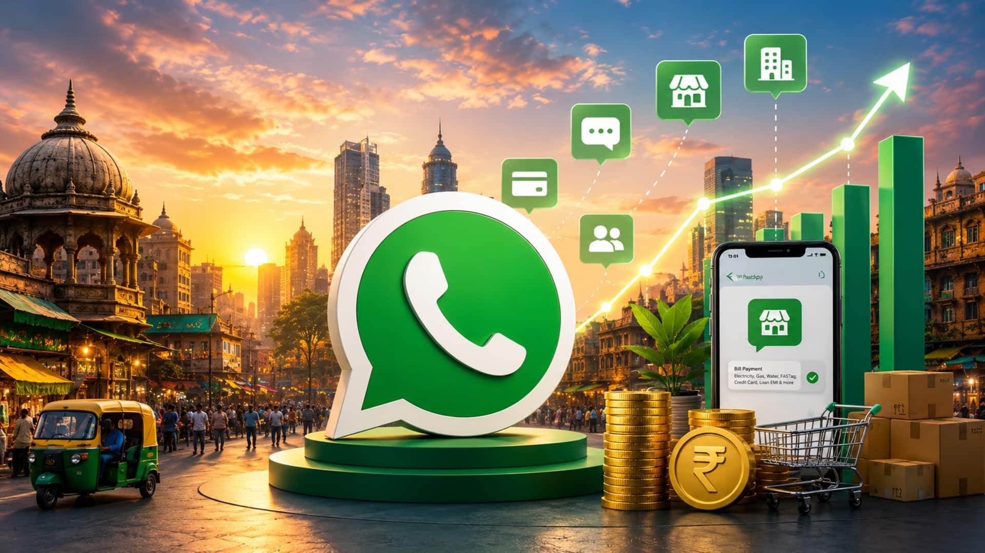 WhatsApp: వాట్సాప్ యూజర్లకు గుడ్‌న్యూస్.. కరెంట్, గ్యాస్ బిల్ పేమెంట్స్ ఇక యాప్‌లోనే!