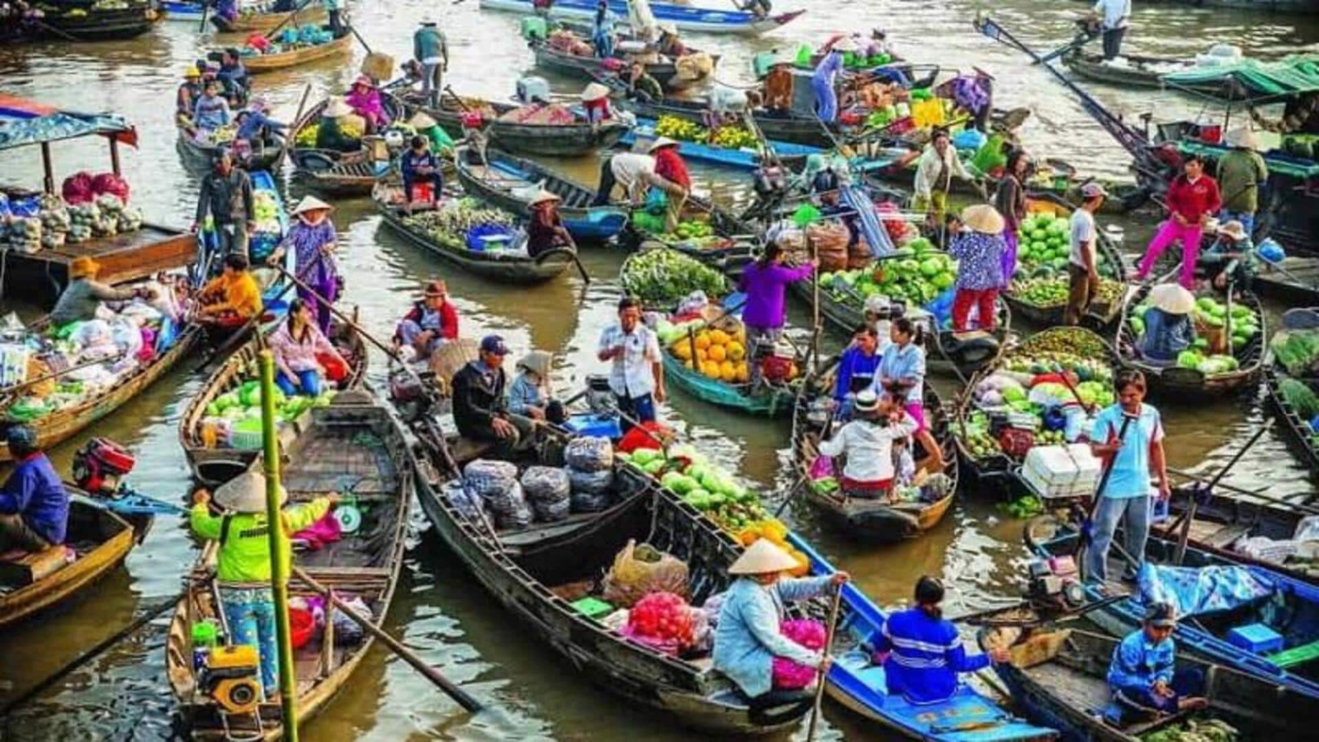 Floating markets: వియత్నాంలో తేలియాడే మార్కెట్ల గురించి తెలుసా?