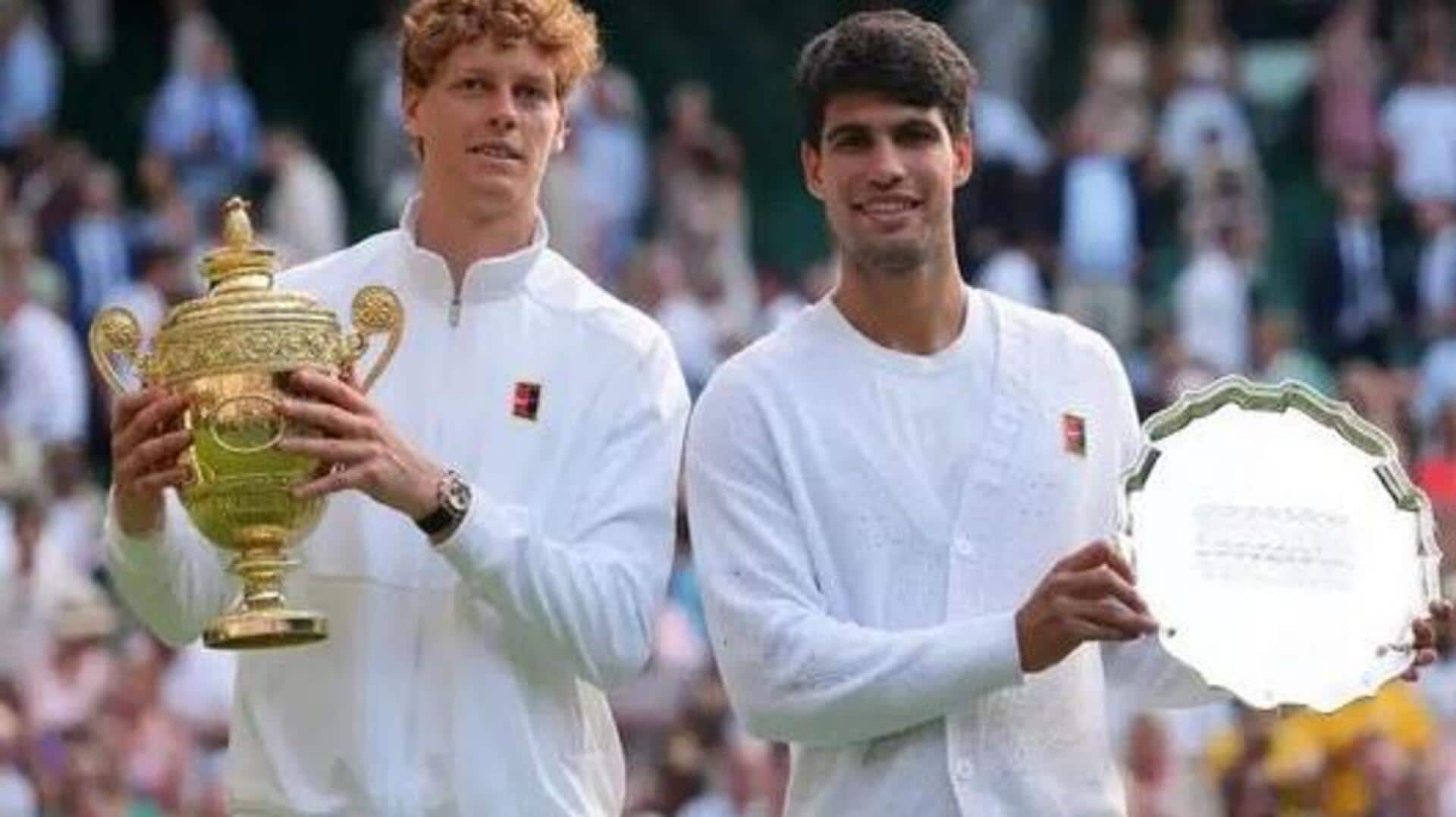 Wimbledon 2025 : ఫస్ట్ వింబుల్డన్ టైటిల్తో సినర్ చరిత్ర.. భారీ ప్రైజ్మనీ ఎంతంటే? Wimbledon 2025 : ఫస్ట్ వింబుల్డన్ టైటిల్తో సినర్ చరిత్ర.. భారీ ప్రైజ్మనీ ఎంతంటే?
