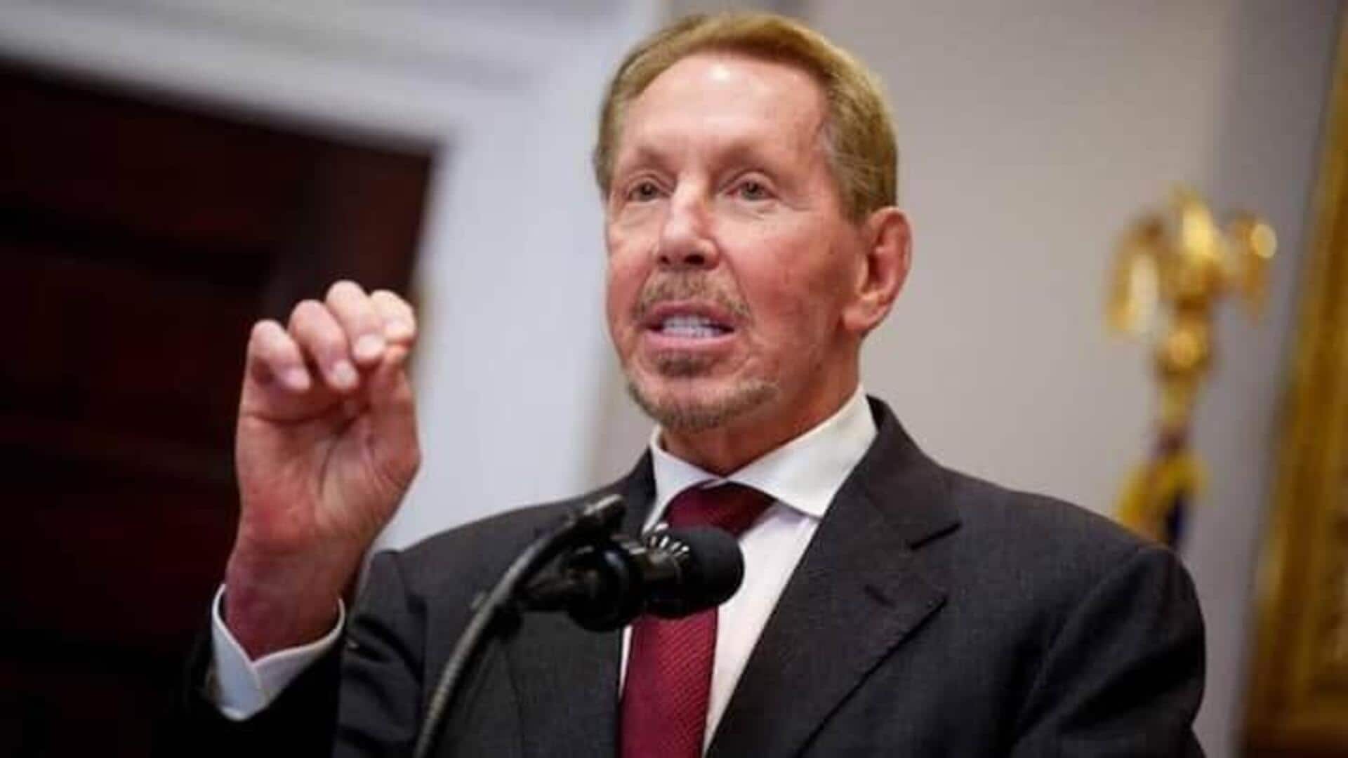 Larry Ellison: అత్యంత ధనవంతుల జాబితాలో 'మస్క్'​ని వెనక్కి నెట్టిన 'లారీ ఎల్లిసన్'