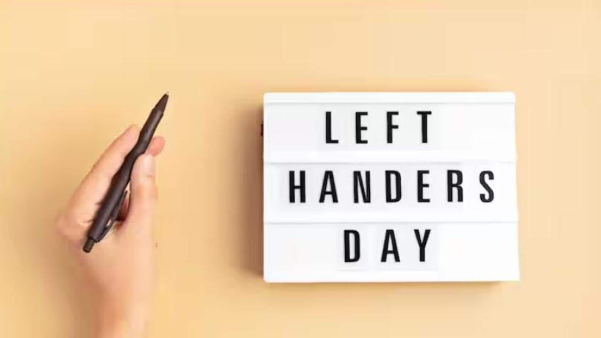 International Left Handers Day : లెఫ్ట్ హ్యాండర్స్ డే.. ఎడమ చేతి వాటం ఉన్నవారి అద్భుతమైన లక్షణాలివే International Left Handers Day : లెఫ్ట్ హ్యాండర్స్ డే.. ఎడమ చేతి వాటం ఉన్నవారి అద్భుతమైన లక్షణాలివే