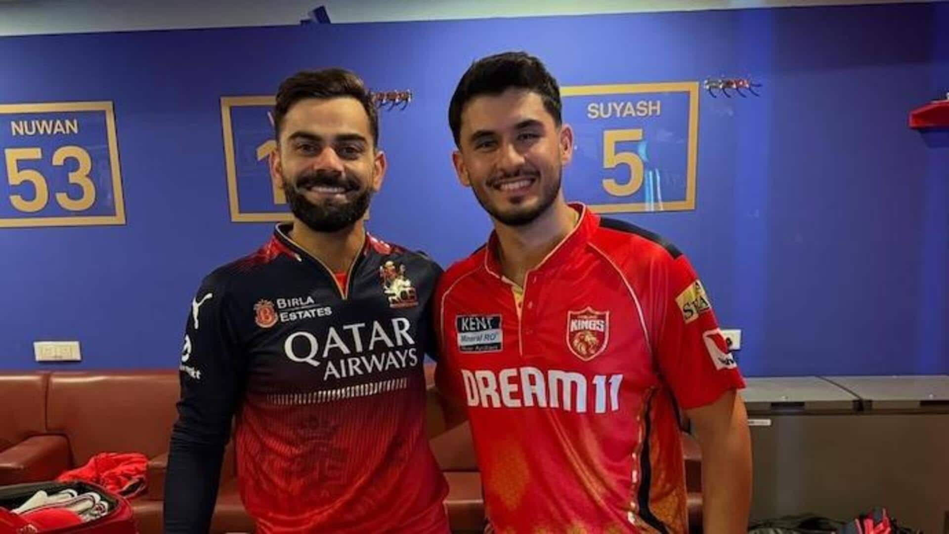 Nehal Wadhera: విరాట్ కోహ్లీకి నా పేరు తెలిసి షాక్ అయ్యాను: ఆర్సిబి స్టార్తో చాట్లో నెహాల్ వధేరా Nehal Wadhera: విరాట్ కోహ్లీకి నా పేరు తెలిసి షాక్ అయ్యాను: ఆర్సిబి స్టార్తో చాట్లో నెహాల్ వధేరా