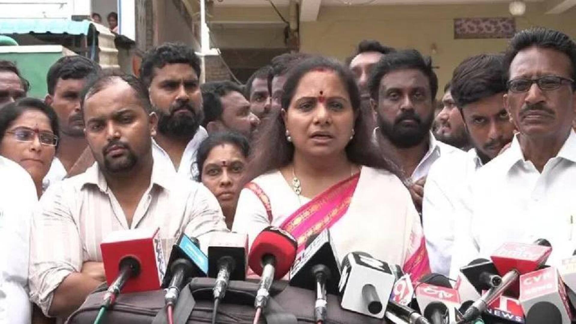 Kavitha: 'కొత్త పార్టీ పెట్టే ఆలోచన లేదు'..మంచిర్యాలలో మీడియాతో కవిత చిట్‌చాట్‌..  