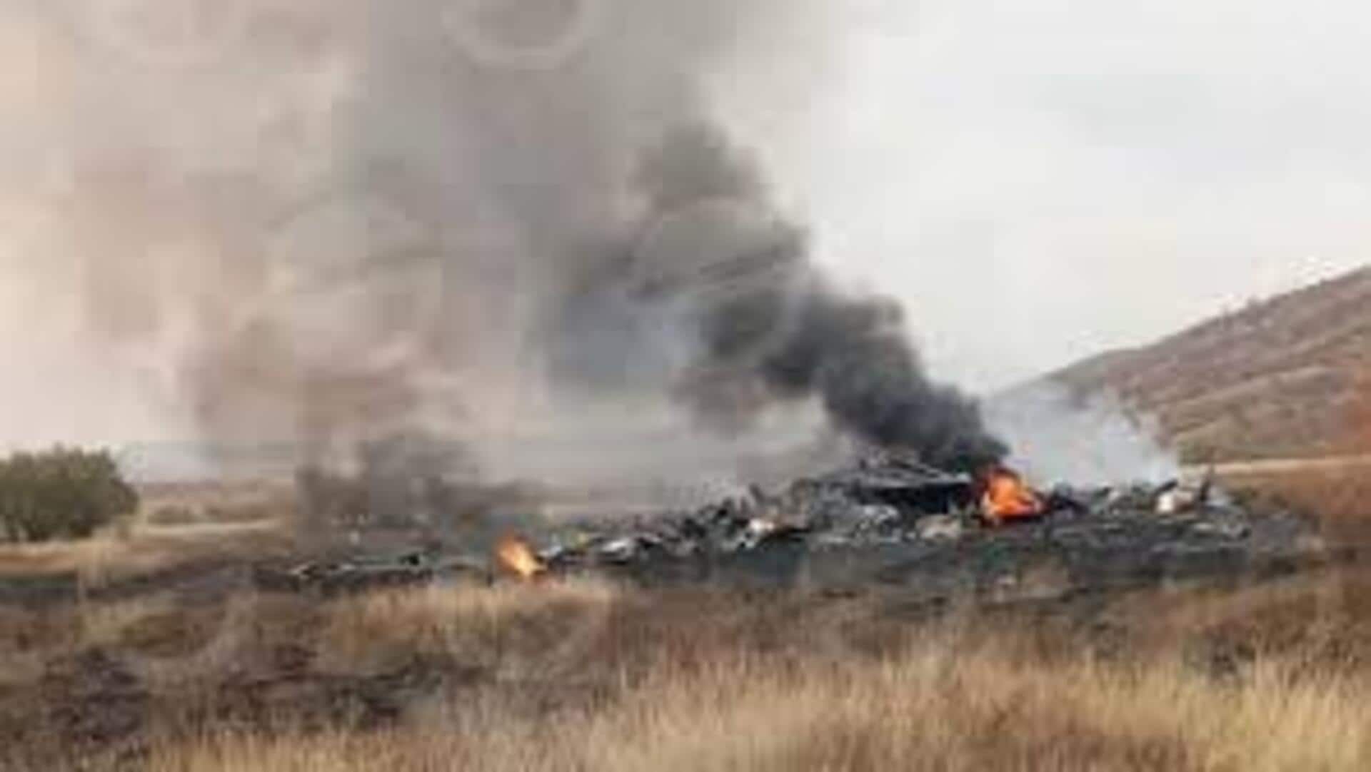 Turkey military plane crash: కూలిన టర్కీ మిలిటరీ విమానం.. వీడియో వైరల్..