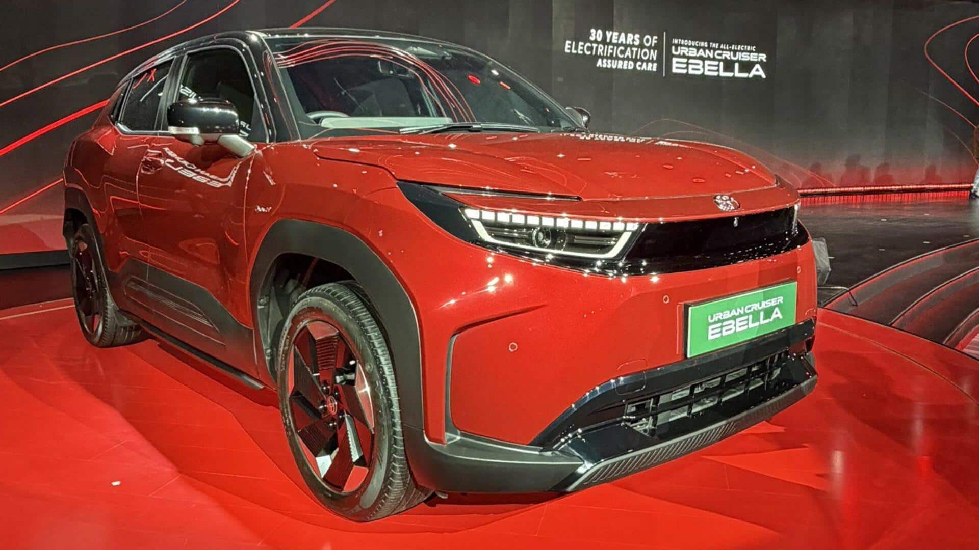 Toyota Urban Cruiser Ebella: 543 కి.మీ రేంజ్‌ ఈవీ.. టయోటా అర్బన్ క్రూయిజర్ ఎబెల్లా వేరియంట్లు, ఫీచర్లు ఇవే!