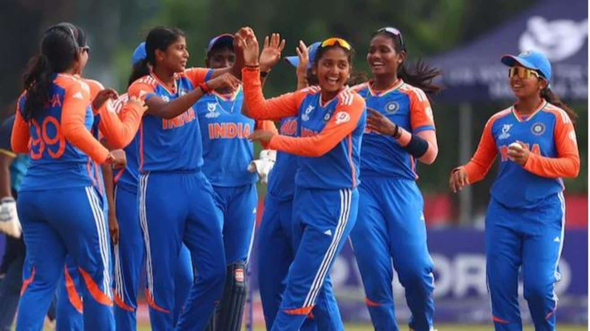 U19 Womens T20 WC: టీ20 వరల్డ్ కప్‌లో భారత అమ్మాయిల జోరు.. వరుసగా నాలుగో విజయం