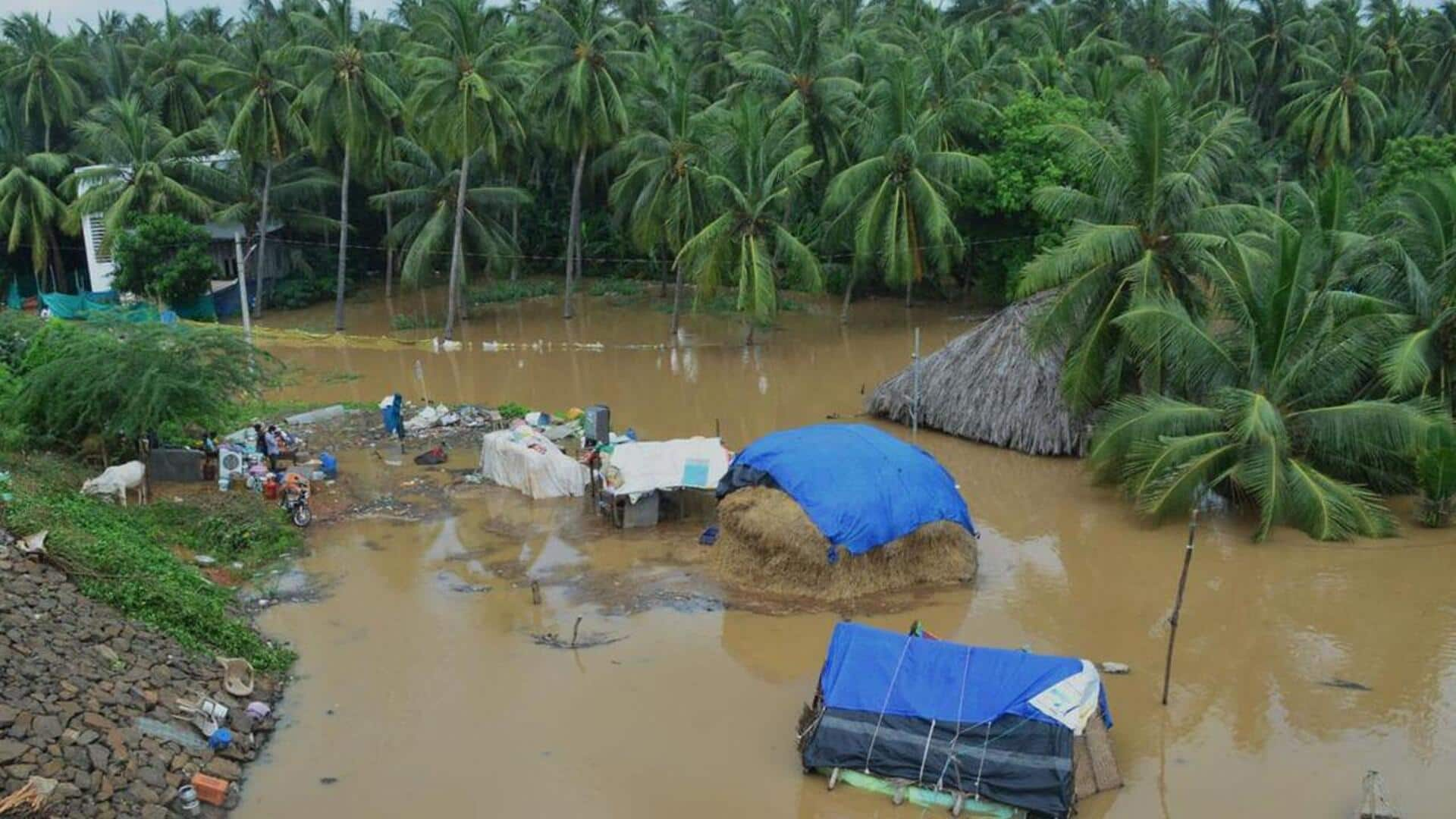 AP Rains: కోనసీమ జిల్లాలో గోదారి ఉధృతి.. 40 గ్రామాలకు రాకపోకలు బంద్