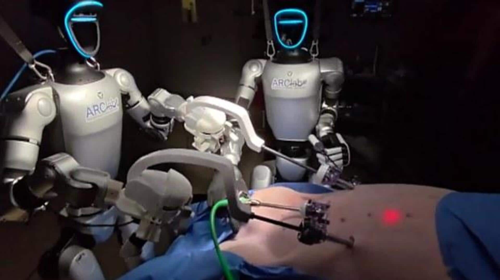 Humanoid robots: ప్రపంచంలోనే తొలి ఘనత.. హ్యుమనాయిడ్‌ రోబోలతో విజయవంతమైన లైవ్‌ సర్జరీ