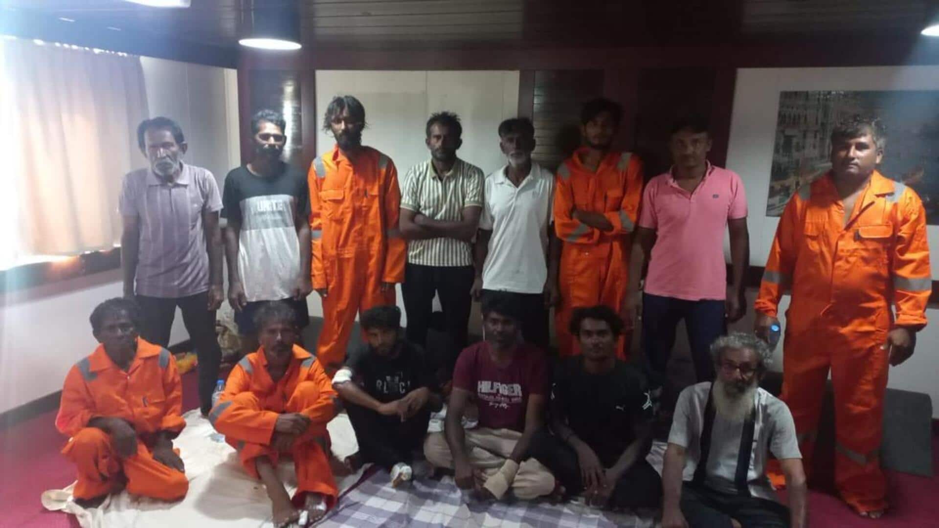 Indian ship: ఒమన్‌ తీరంలో భారత నౌక మునక.. 14 మందిని రక్షించిన అధికారులు