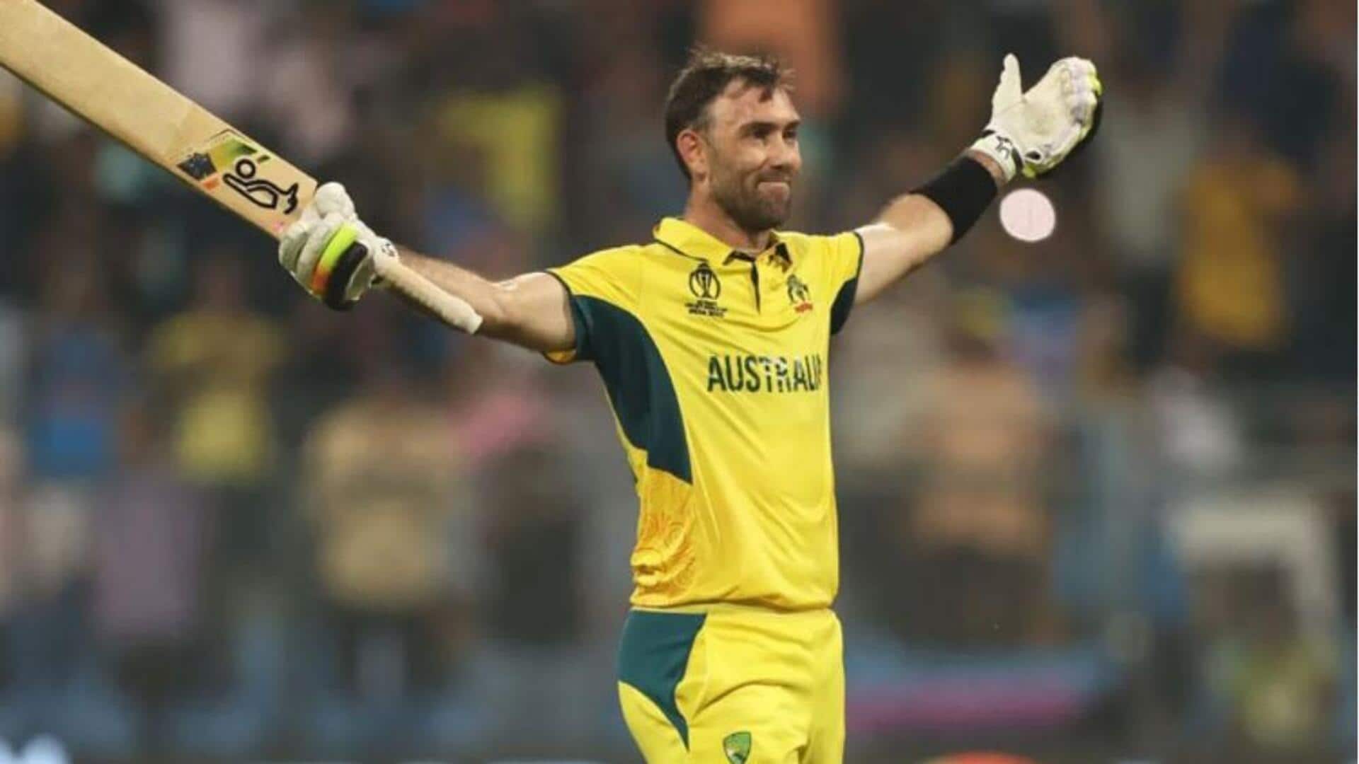 Maxwell: మాక్స్వెల్ కీలక నిర్ణయం.. 13 ఏళ్ల వన్డే ప్రయాణానికి గుడ్ బై! Maxwell: మాక్స్వెల్ కీలక నిర్ణయం.. 13 ఏళ్ల వన్డే ప్రయాణానికి గుడ్ బై!