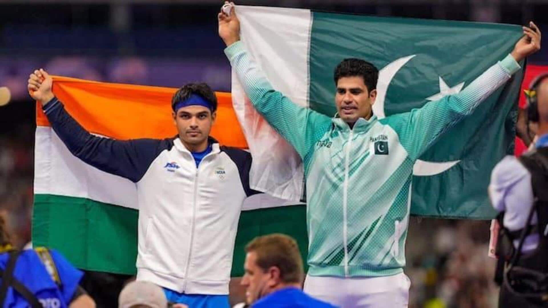 Neeraj Chopra: 'నాకు దేశమే ముందు'.. పాకిస్తానీ అర్షద్ నదీమ్ పిలుపుకు స్పందించిన నీరజ్ చోప్రా Neeraj Chopra: 'నాకు దేశమే ముందు'.. పాకిస్తానీ అర్షద్ నదీమ్ పిలుపుకు స్పందించిన నీరజ్ చోప్రా