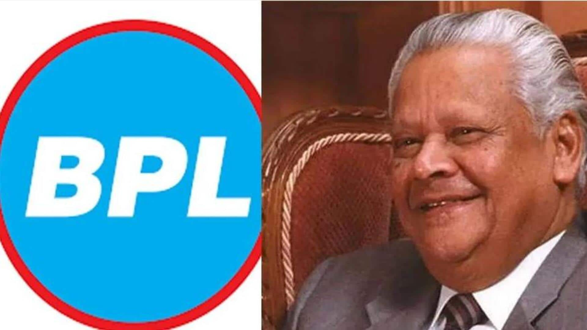 BPL: బీపీఎల్ స్థాపకుడు టీపీజీ నంబియార్ ఇకలేరు