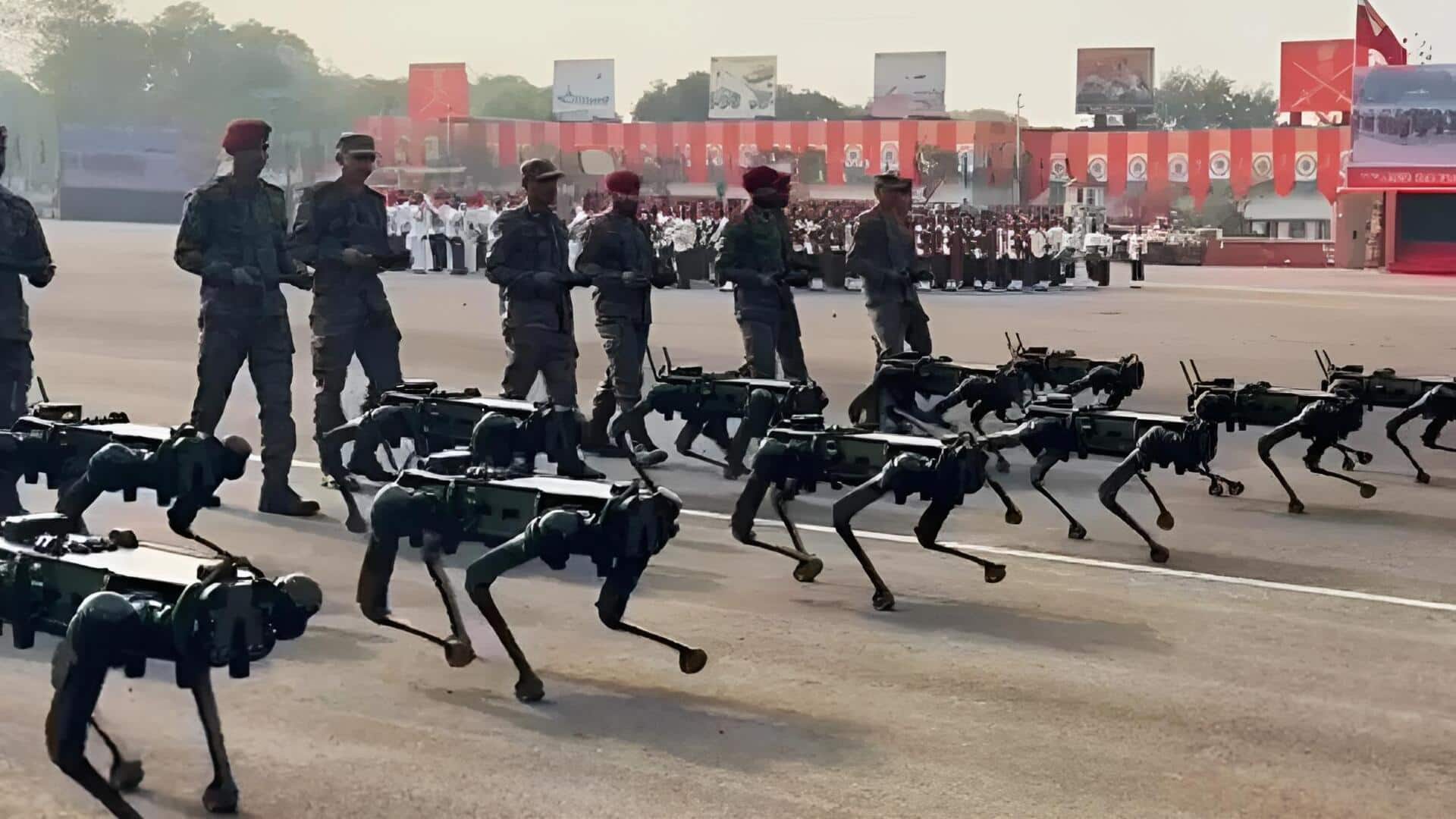 Robot Dogs : రంగంలోకి నిశ్శబ్ద వేటగాళ్లు.. గణతంత్ర దినోత్సవంలో రోబోట్ డాగ్స్‌ ప్రత్యేక ఆకర్షణ!