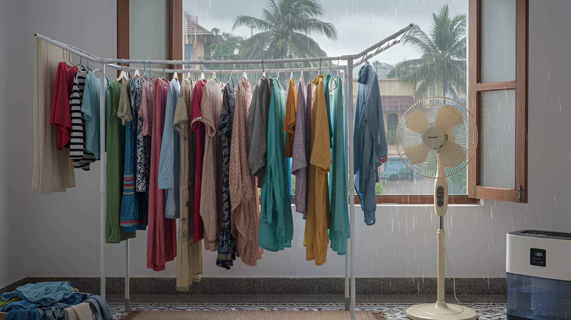Monsoon clothes drying tips: వానాకాలంలో బట్టలు ఆరడం లేదా? తక్కువ ఖర్చుతో ఈ చిట్కాలు పాటించండి