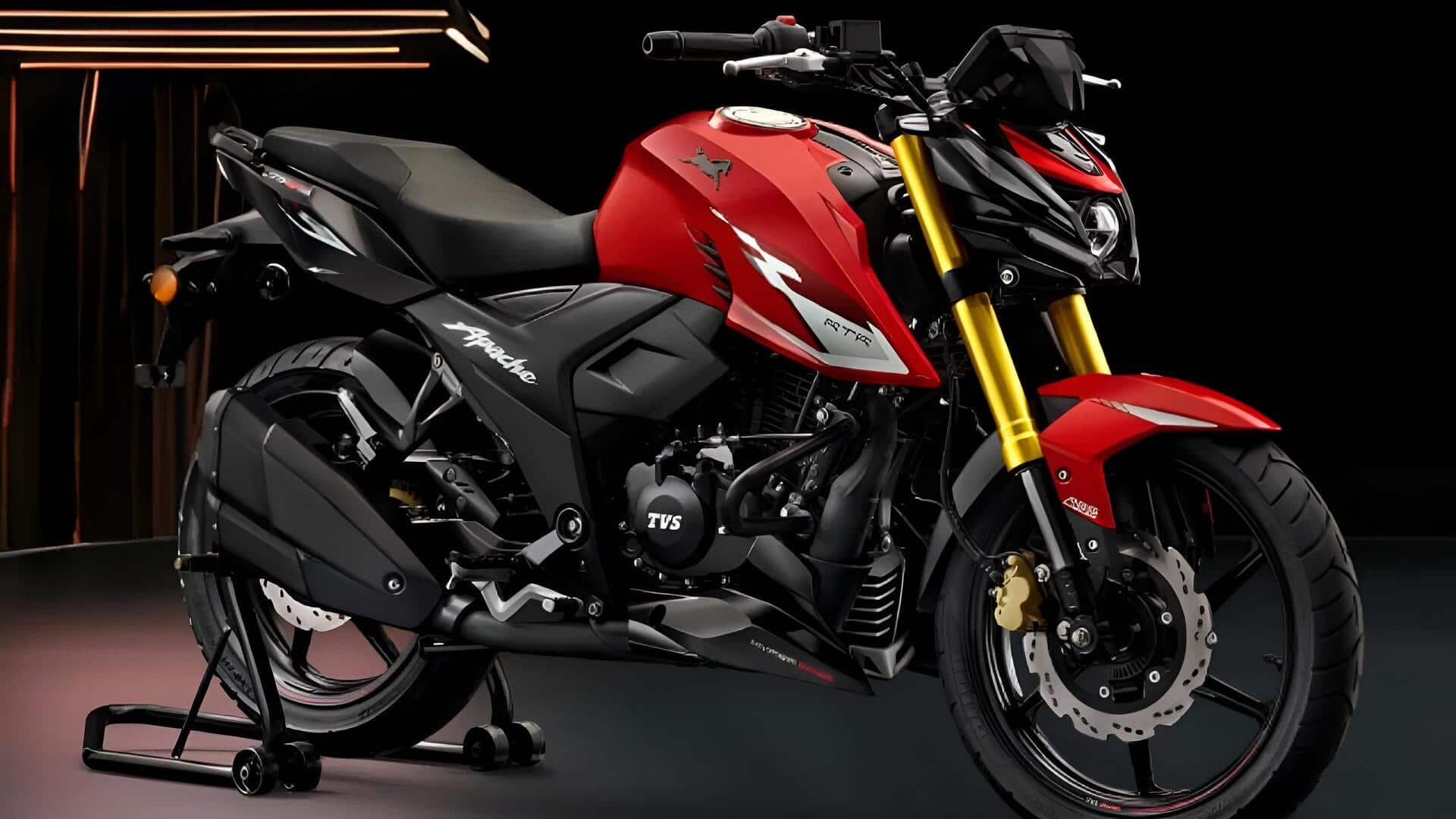 TVS Apache RTR 160 4V: స్పోర్టీ లుక్‌తో అదిరిపోయే మైలేజ్..TVS Apache RTR 160 4V ధర,ఫీచర్లు పూర్తి వివరాలు