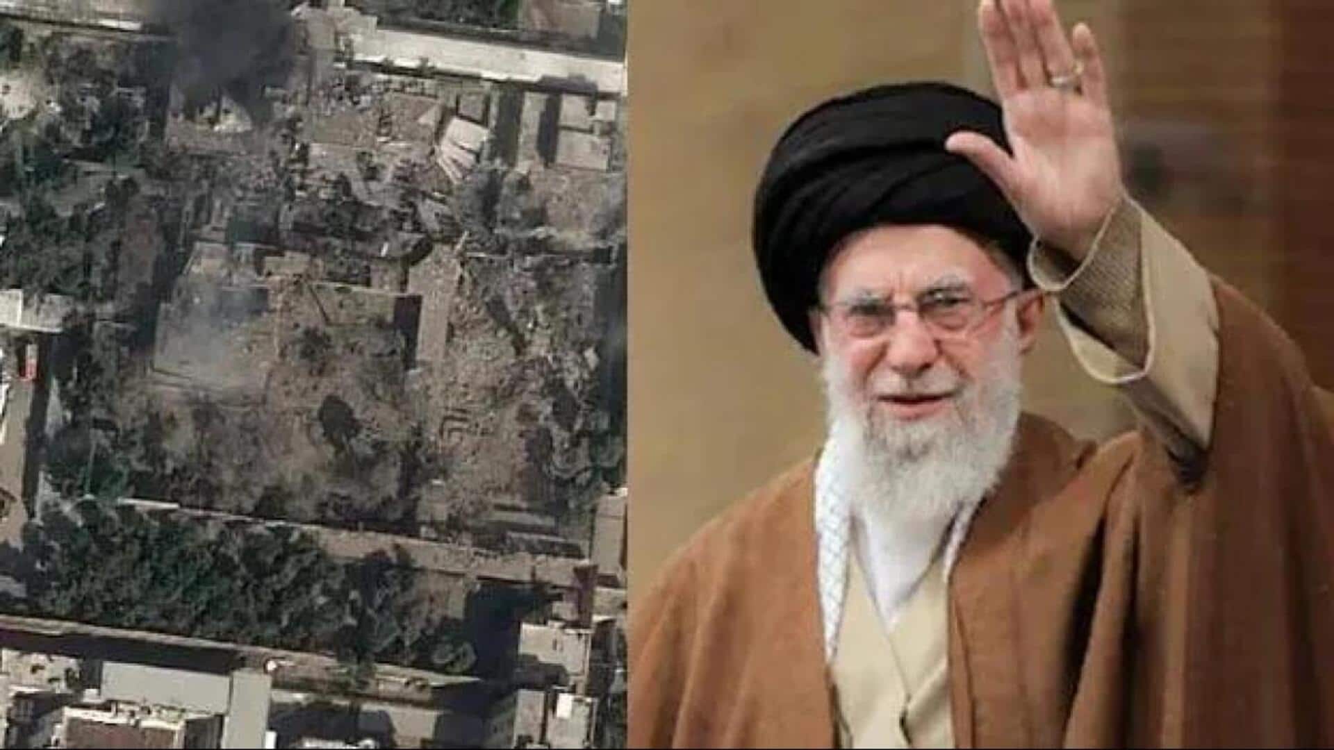 Ali Khamenei: అమెరికా దాడుల్లో ధ్వంసమైన ఖమేనీ నివాస సముదాయం.. వీడియో విడుదల చేసిన ఇరాన్