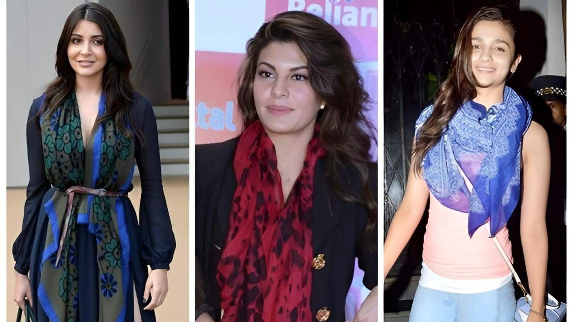 Bollywood Celebrities: బాలీవుడ్ తారల్లా స్కార్ఫ్‌లను స్టైల్‌గా వినియోగించండిలా..