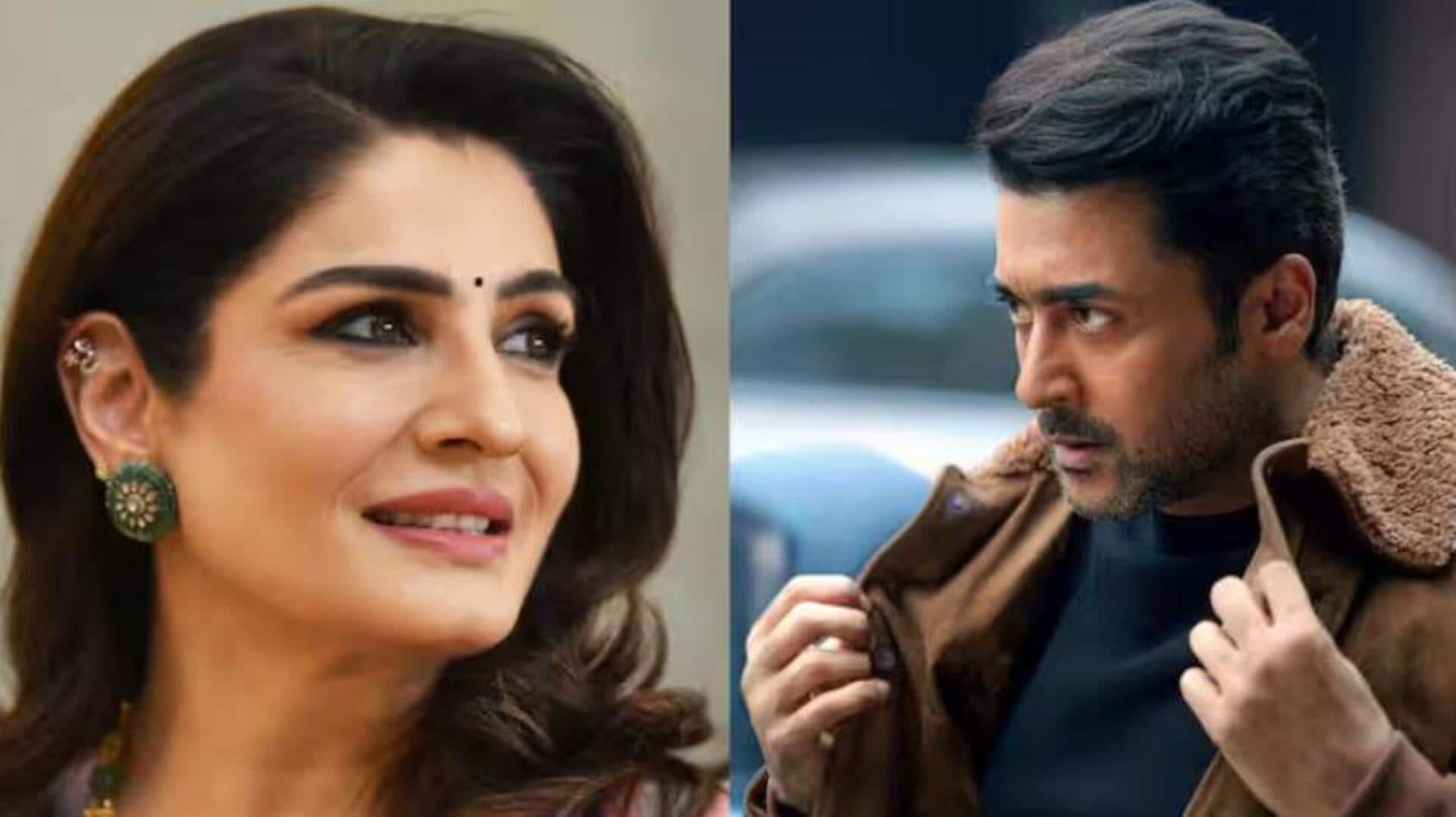 Suriya 46: సూర్య మూవీలో రవీనా టాండన్ కీలక పాత్ర.. సౌత్ ఫ్యాన్స్కి సర్ప్రైజ్ గిఫ్ట్! Suriya 46: సూర్య మూవీలో రవీనా టాండన్ కీలక పాత్ర.. సౌత్ ఫ్యాన్స్కి సర్ప్రైజ్ గిఫ్ట్!