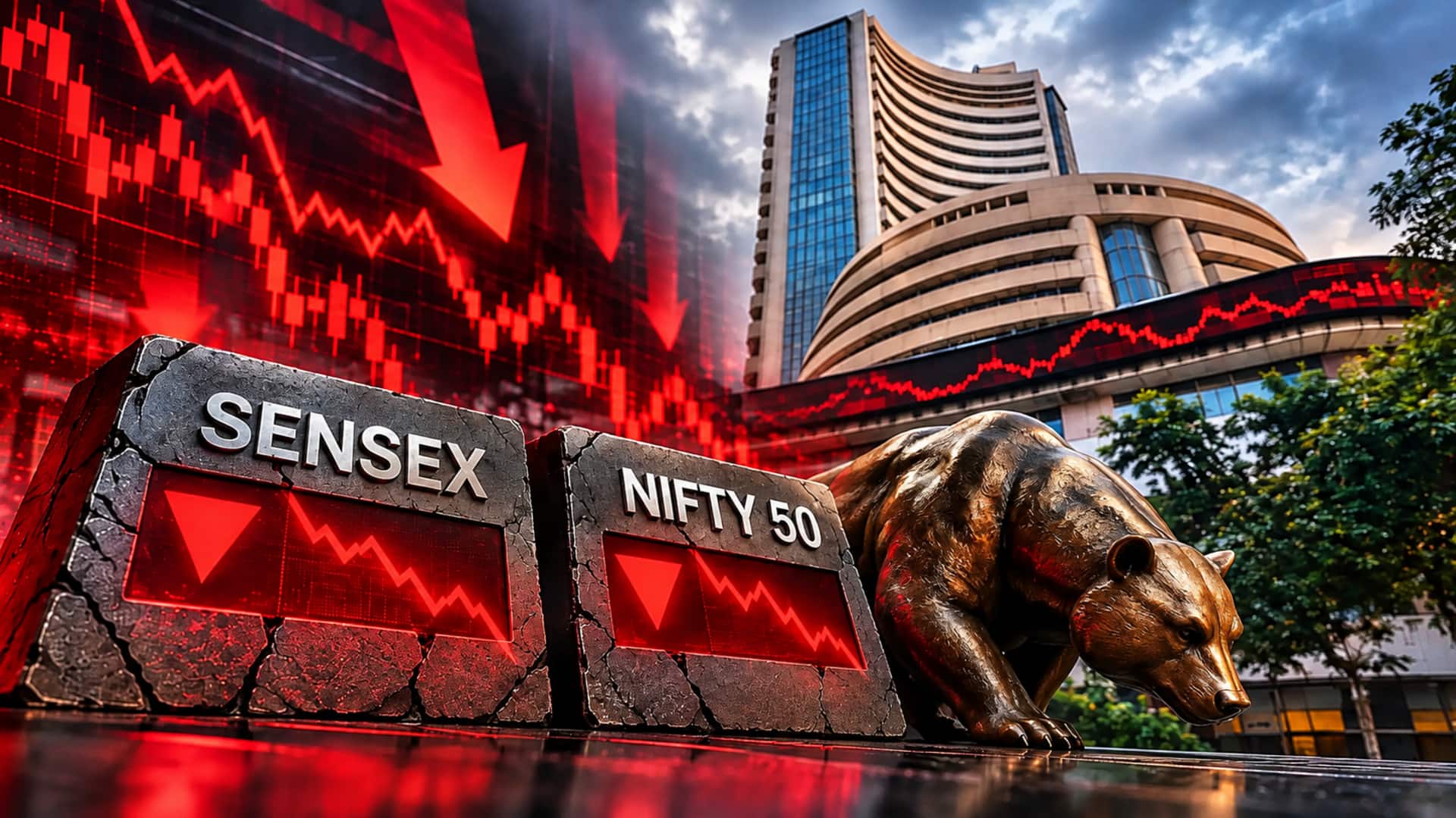 Stock Market: స్టాక్ మార్కెట్లలో భారీ పతనం.. 2 గంటల్లో ఇన్వెస్టర్లకు రూ.7 లక్షల కోట్ల నష్టం