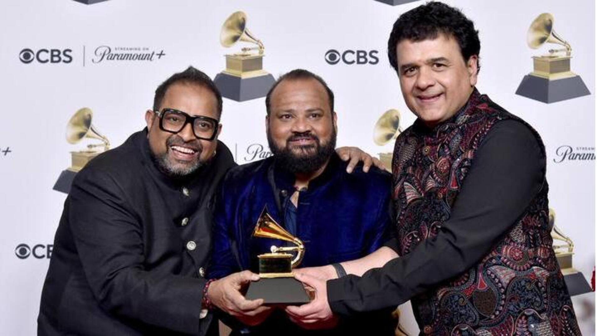 Grammy Awards 2024: 'గ్రామీ' అవార్డు గెలుచుకున్న శంకర్ మహదేవన్-జాకీర్ హుస్సేన్