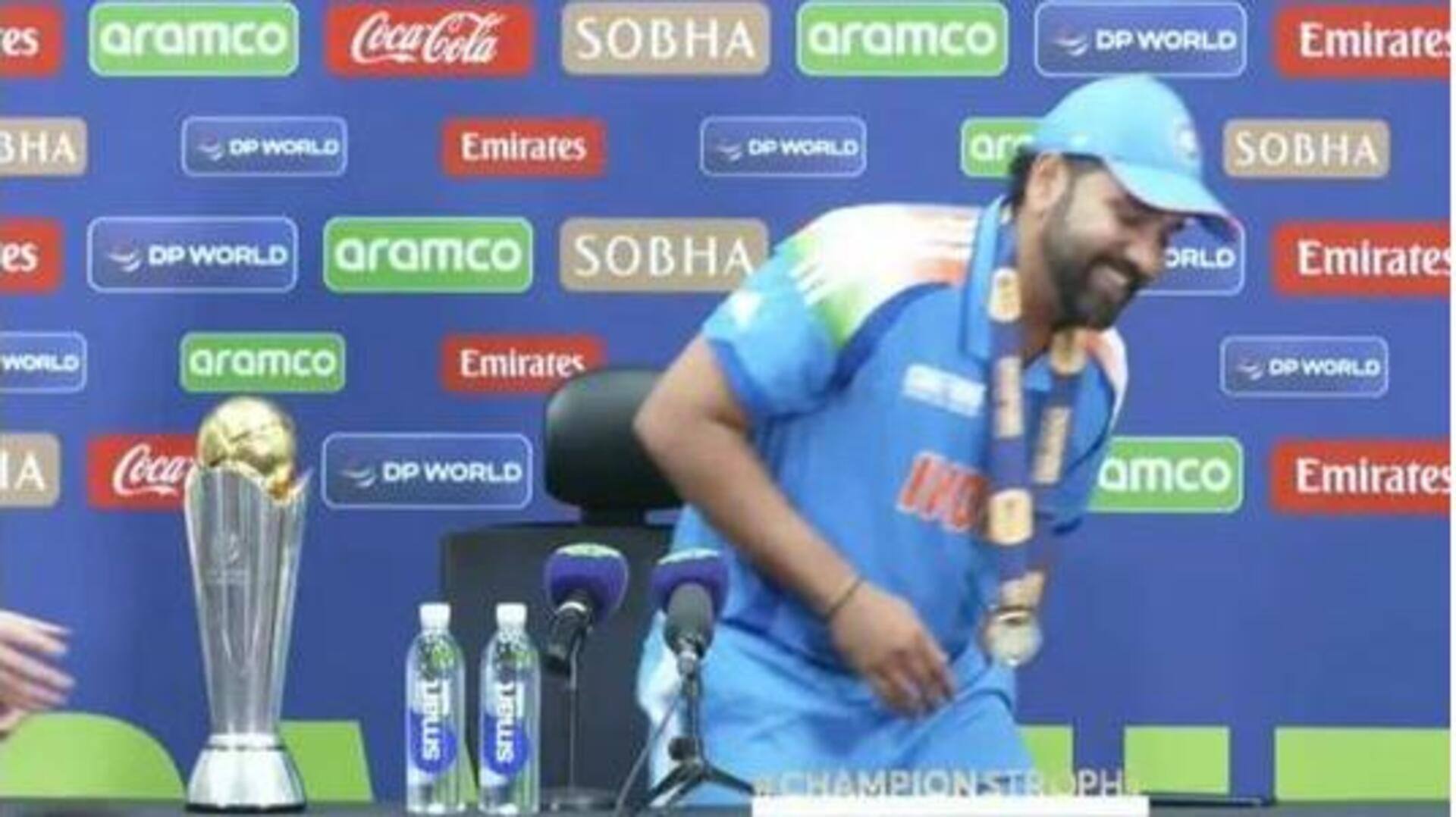 Rohit Sharma: ఫోన్, పాస్పోర్టు సరే.. కానీ ట్రోఫీని కూడా మర్చిపోతావా : రోహిత్ శర్మపై నెటిజన్ల సరదా ట్రోల్స్! Rohit Sharma: ఫోన్, పాస్పోర్టు సరే.. కానీ ట్రోఫీని కూడా మర్చిపోతావా : రోహిత్ శర్మపై నెటిజన్ల సరదా ట్రోల్స్!