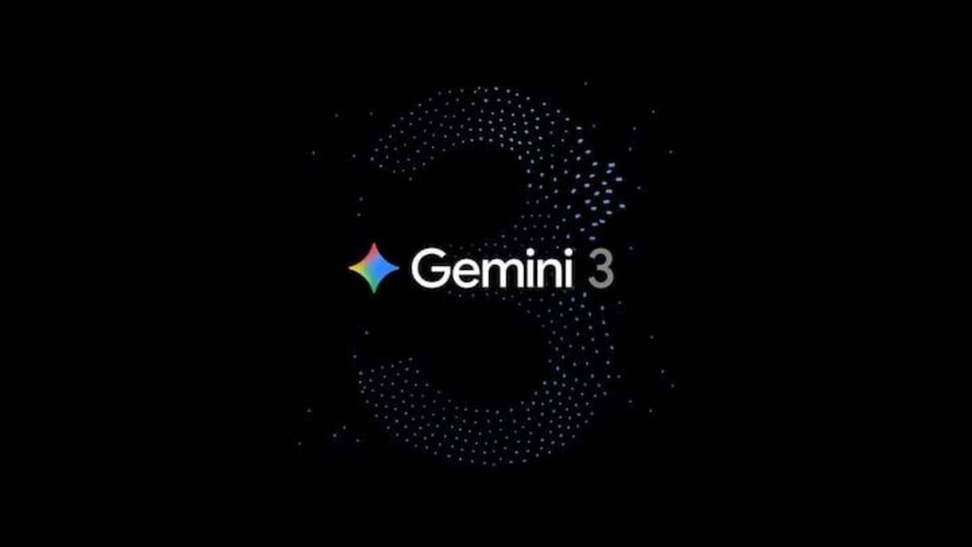Google Gemini: గూగుల్ జెమినీ 3 ఆవిష్కరణ.. రీజనింగ్,కోడింగ్ సామర్థ్యంలో భారీ పురోగతి