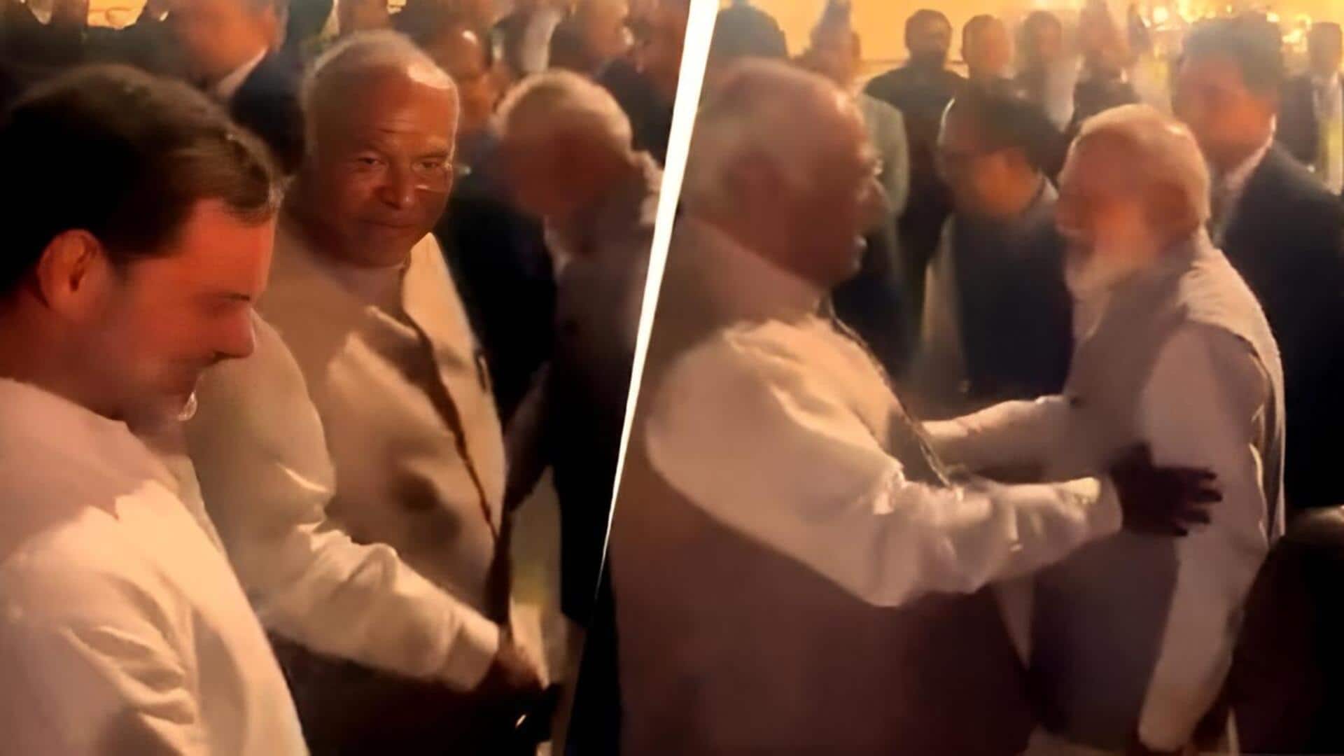 PM Modi: మోదీని ఆటపట్టించిన ఖర్గే.. ఇద్దరి మధ్య ఆసక్తికర సంభాషణ