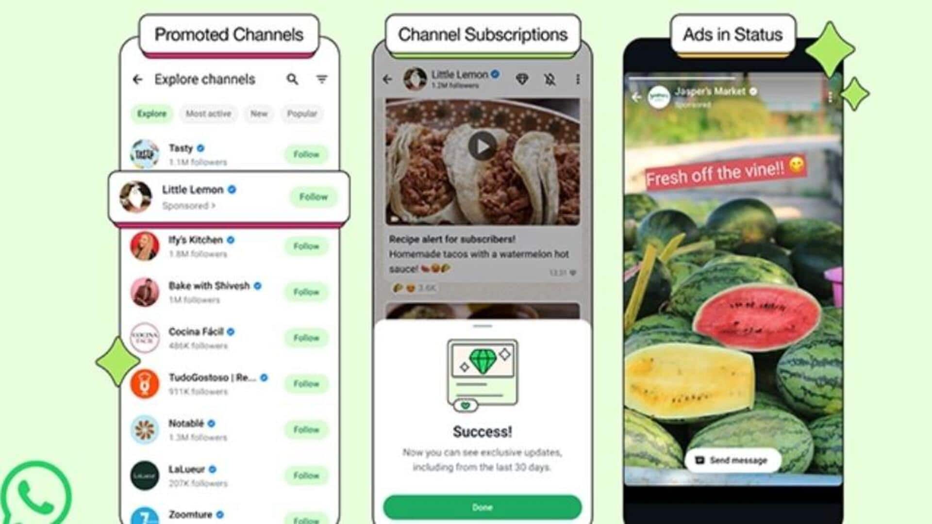 Whatsapp ads: ఇకపై వాట్సప్లో ప్రకటనలు.. కొత్త ఫీచర్లపై స్పష్టత ఇచ్చిన సంస్థ! Whatsapp ads: ఇకపై వాట్సప్లో ప్రకటనలు.. కొత్త ఫీచర్లపై స్పష్టత ఇచ్చిన సంస్థ!